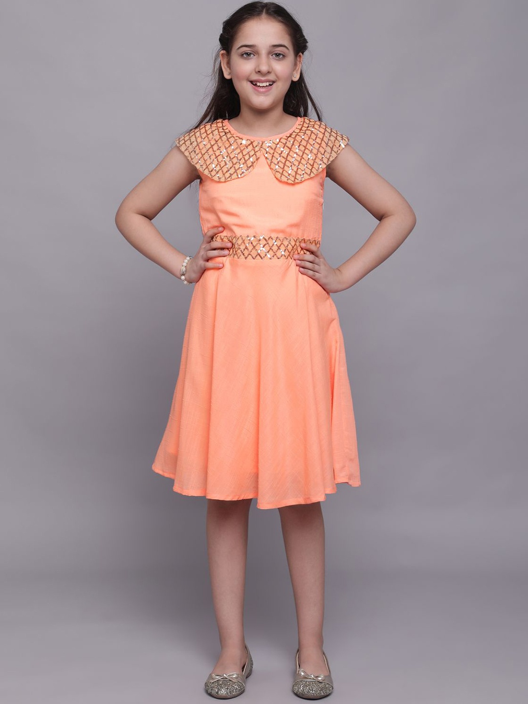 

White World Orange Dress