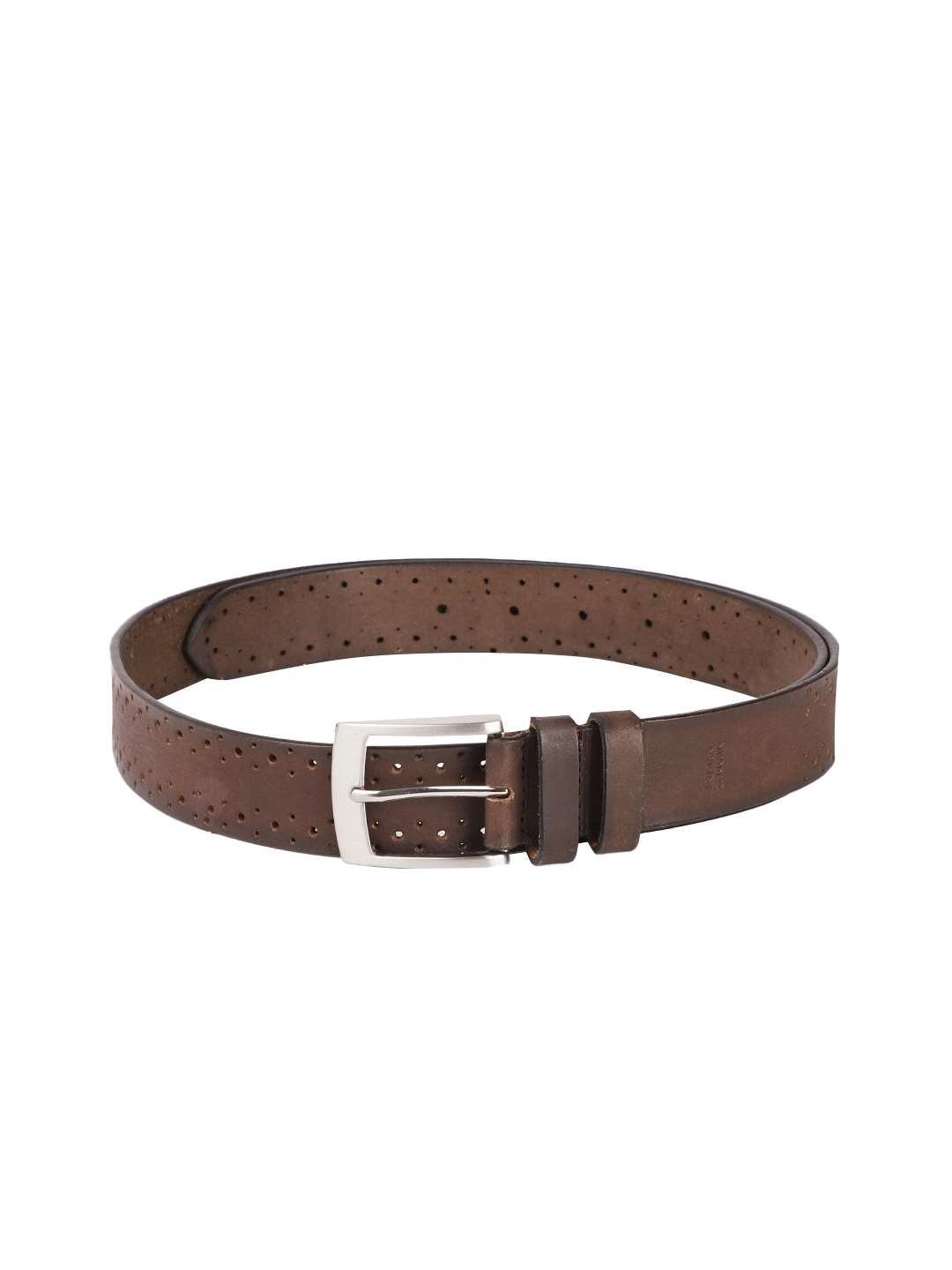 

Indian Terrain Men Leather Belt, Brown