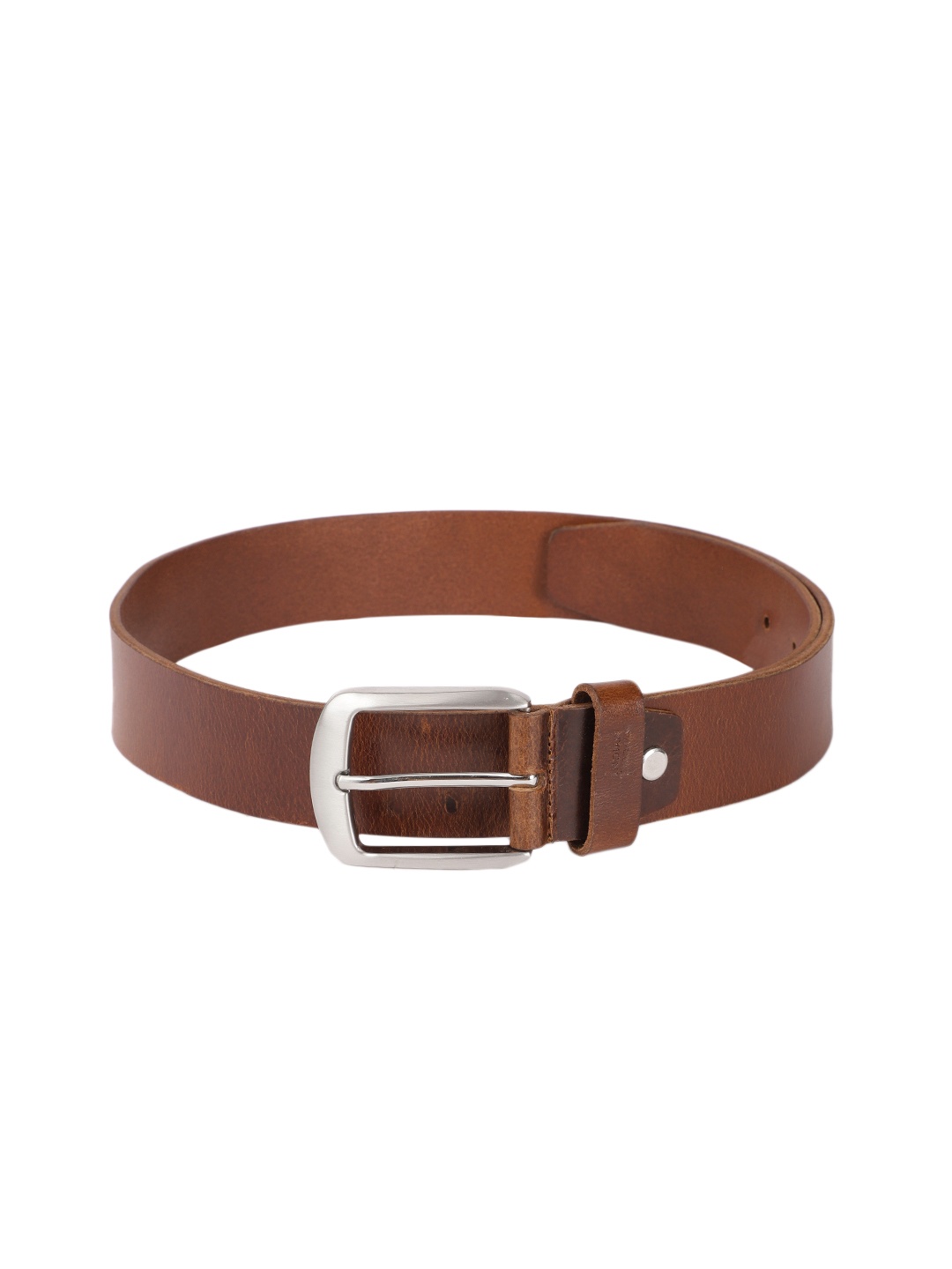 

Indian Terrain Men Leather Belt, Tan