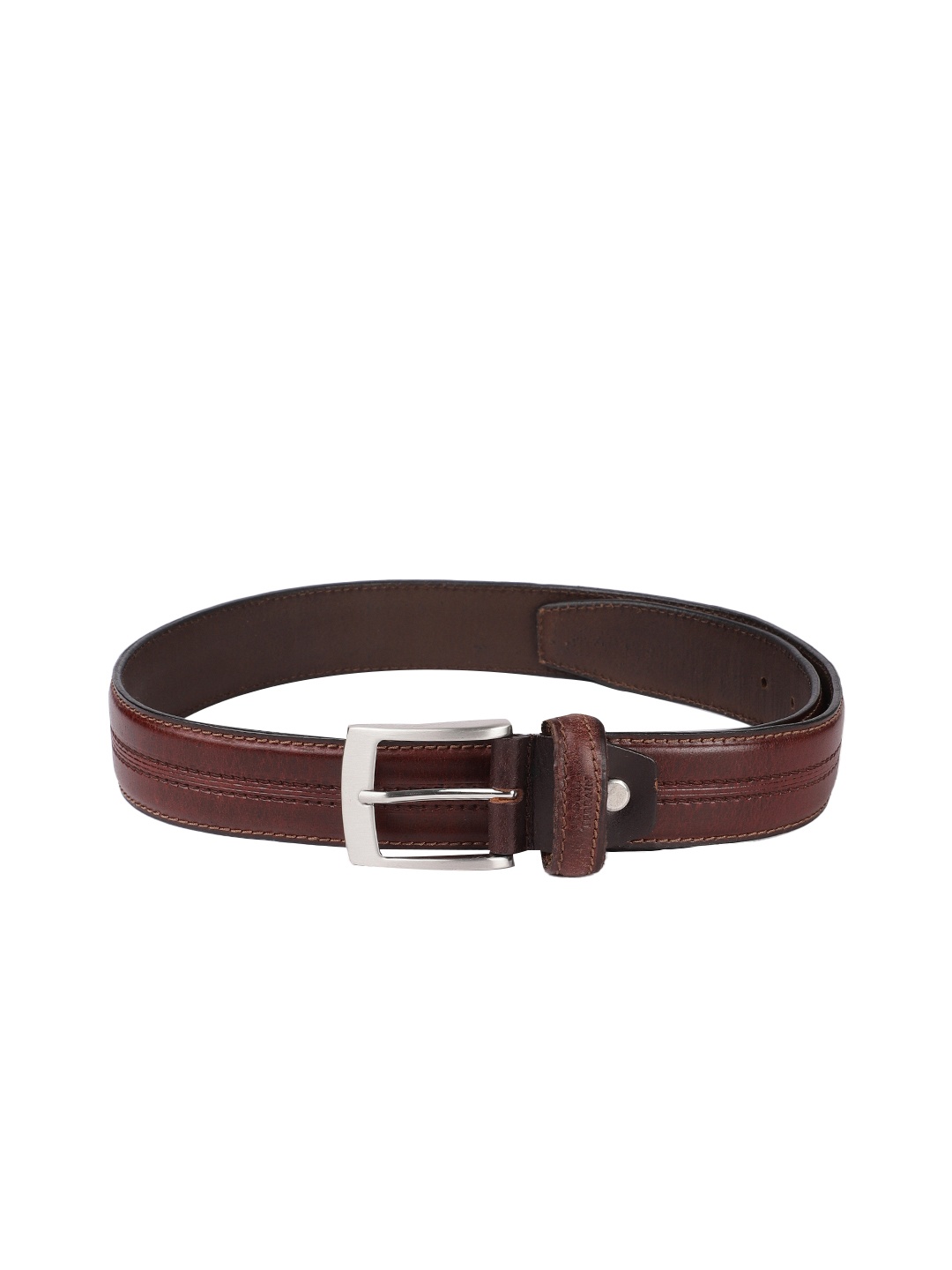 

Indian Terrain Men Brown Leather Belt