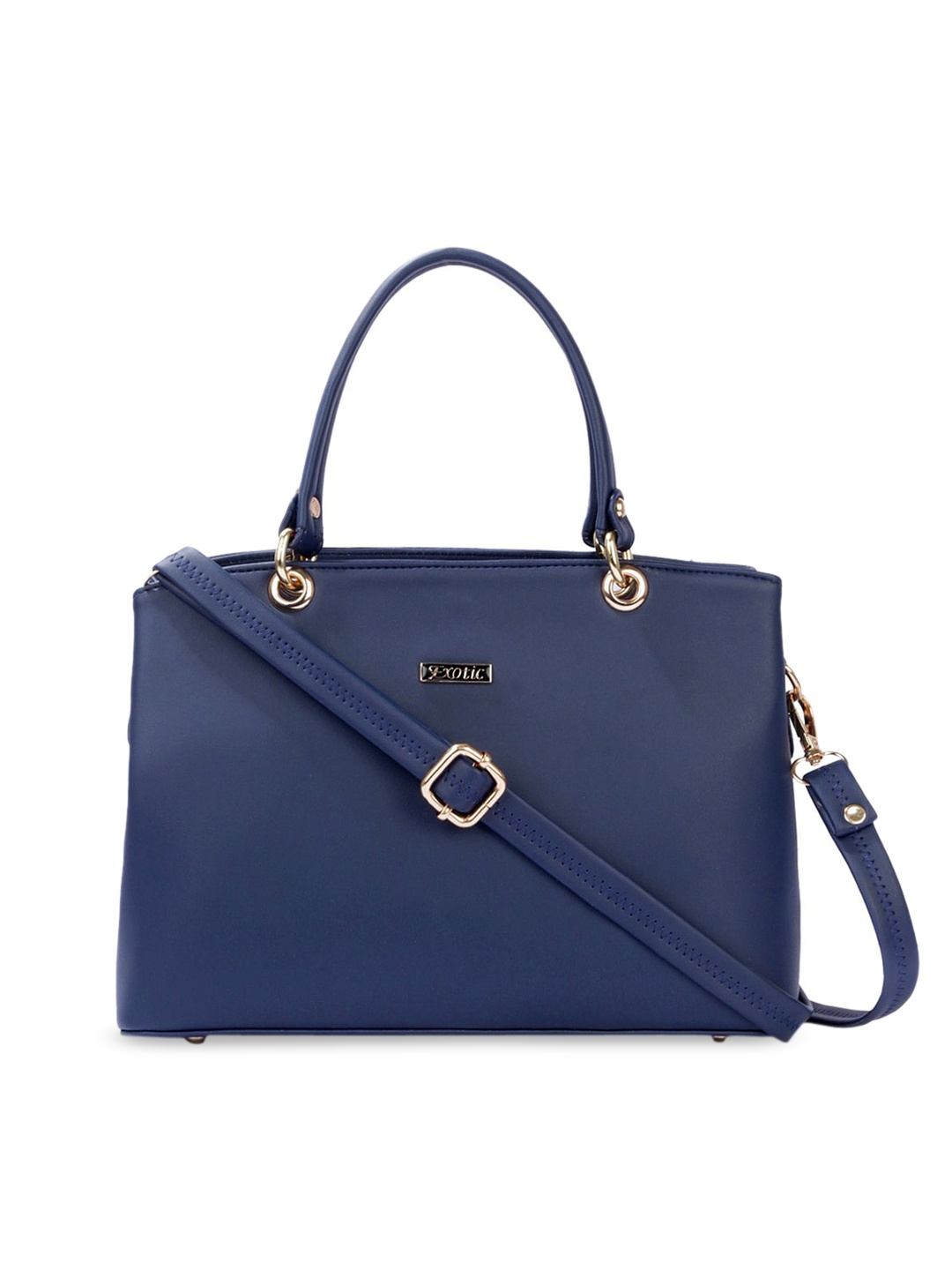 

Exotic Blue PU Structured Handheld Bag