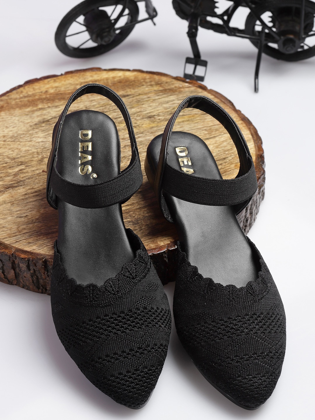 

DEAS Women Black Ballerinas Flats