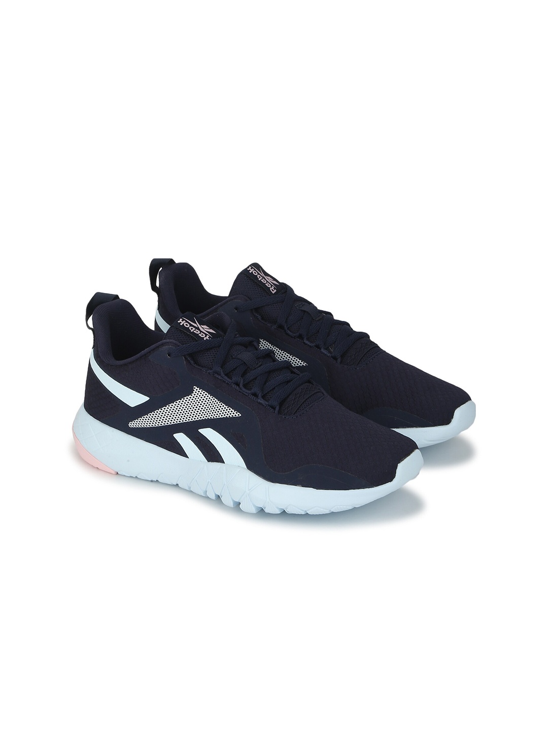 

Reebok Women Navy Blue Mesh Training or Gym Shoes