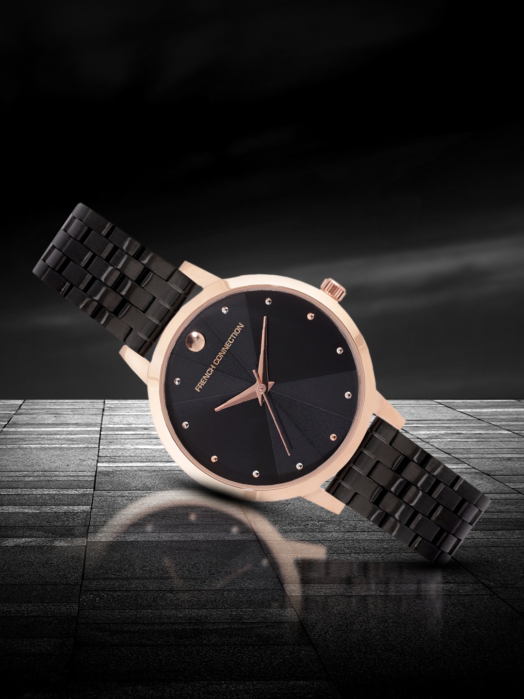 

French Connection Women Analogue Watch FCN00017F, Black