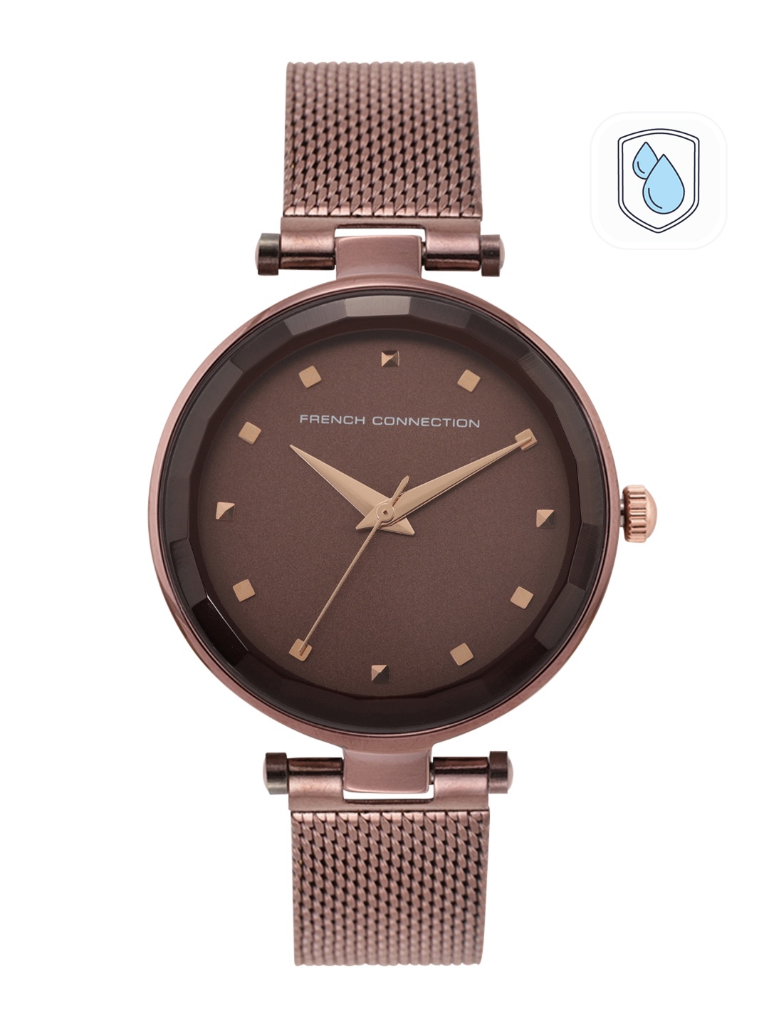 

French Connection Women Analogue Watch FCN00029C, Brown