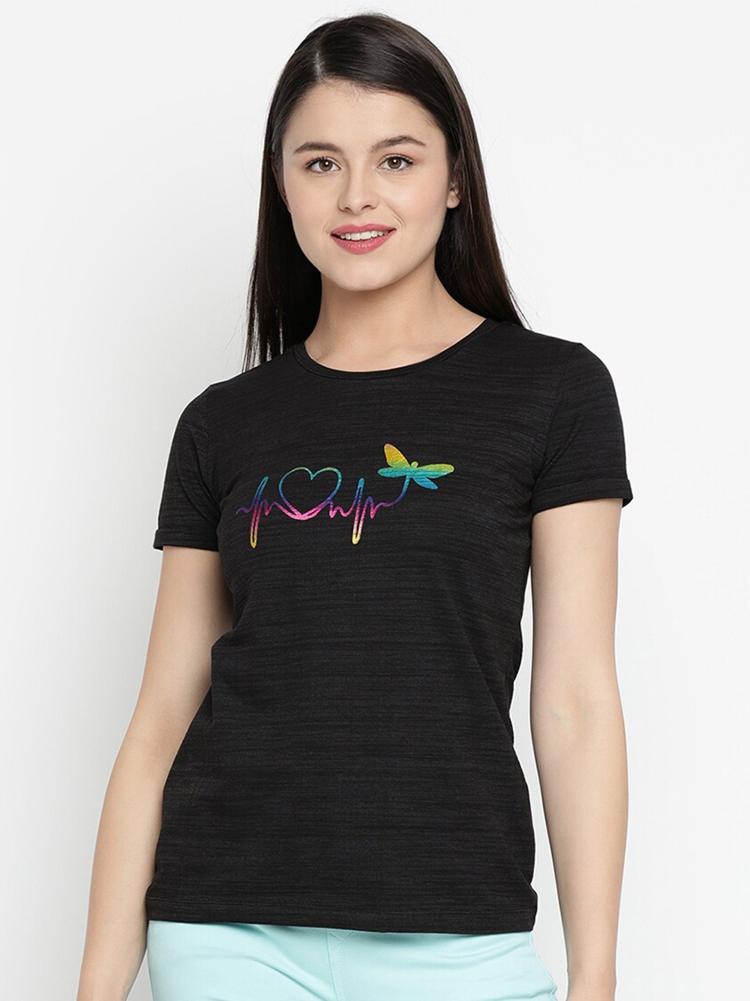 

V2 Value & Variety Black Print Top