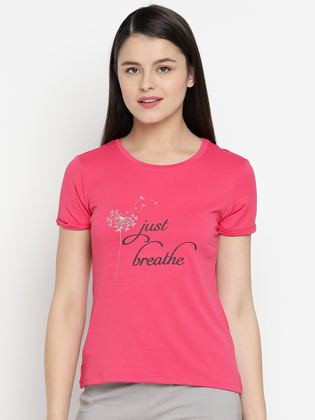 

V2 Value & Variety Pink Styled Back Top