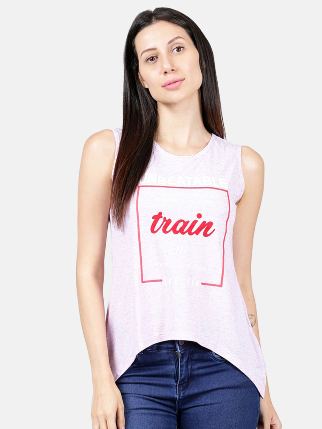 

V2 Value & Variety Pink Print Linen Top