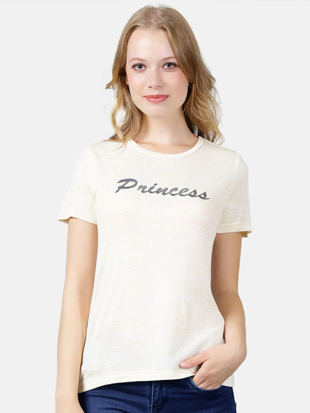 

V2 Value & Variety Yellow Print Top