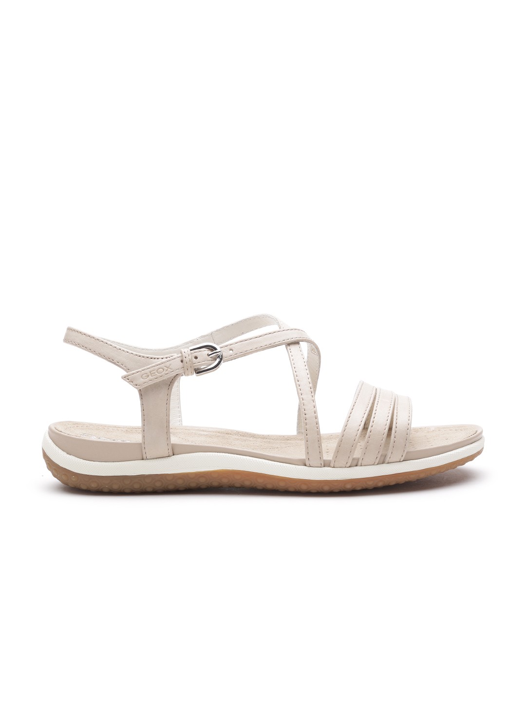 

Geox Respira Women Beige Italian Patent Leather Flats
