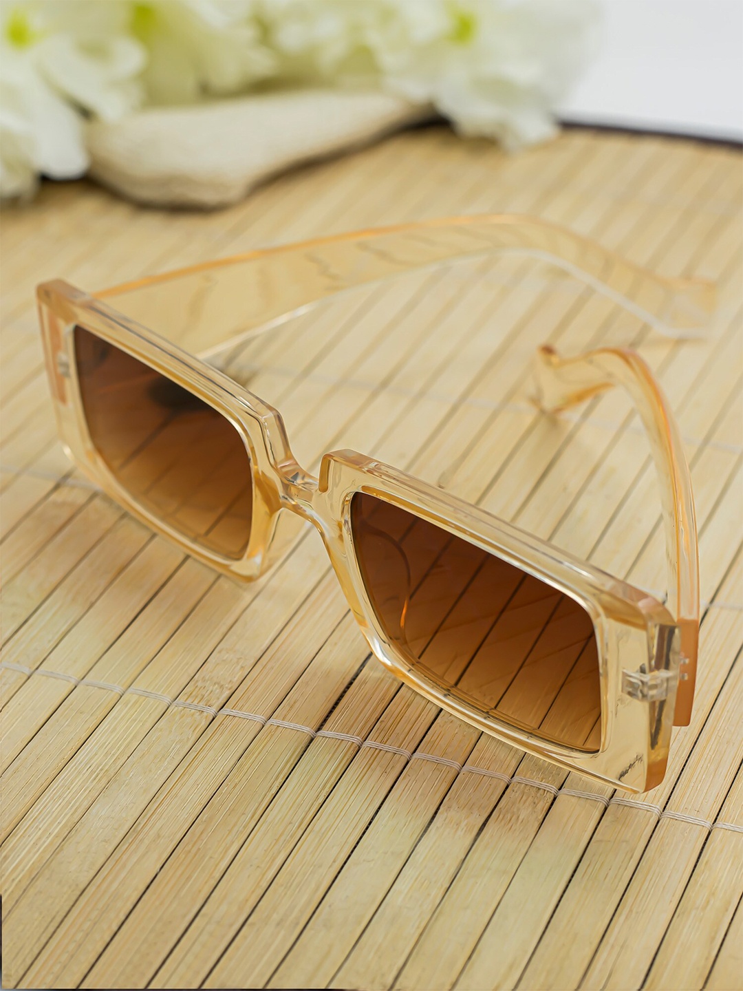 

Bellofox Unisex Brown Lens & Brown Rectangle Sunglasses