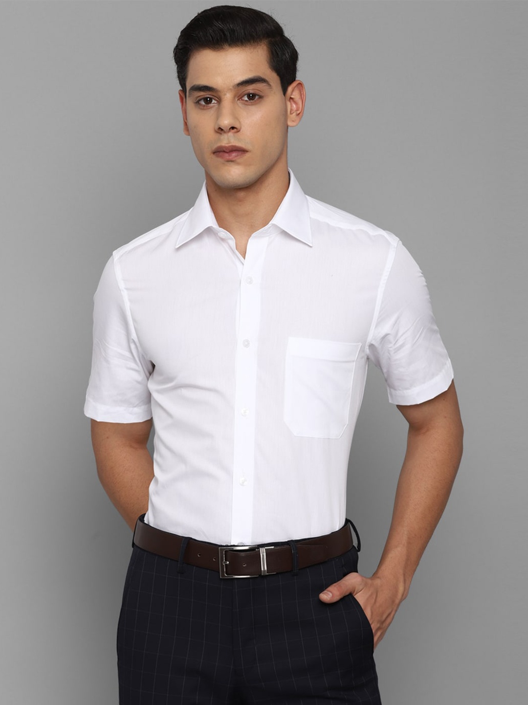

Louis Philippe Men White Formal Shirt