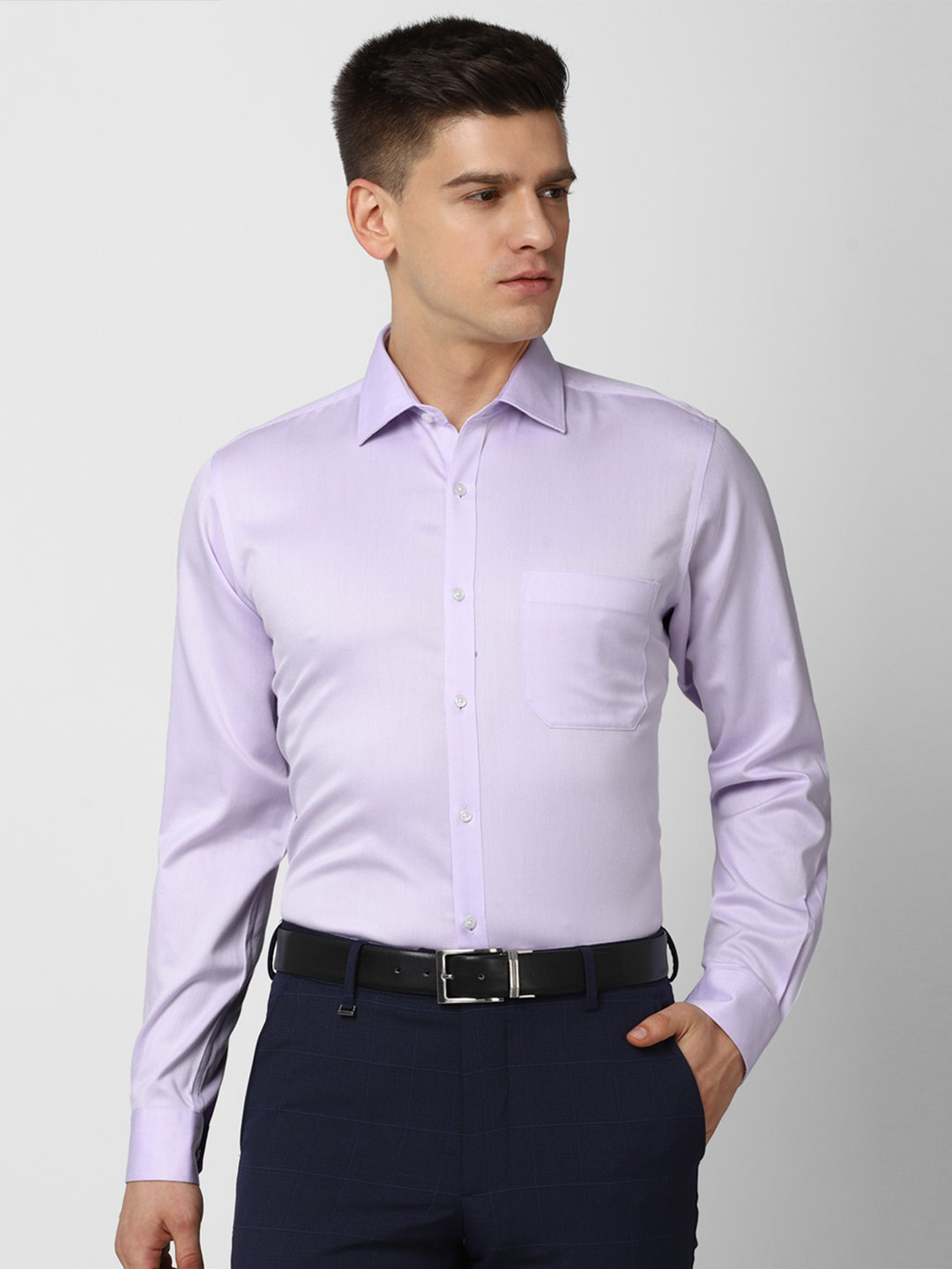 

Van Heusen Men Purple Formal Shirt