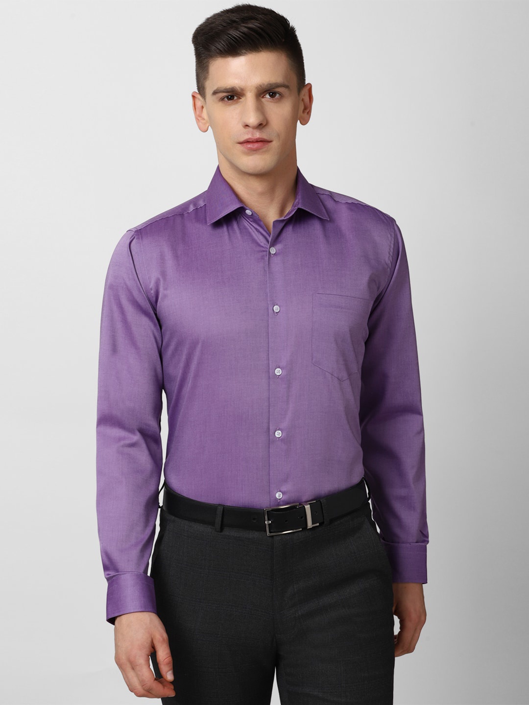

Van Heusen Men Purple Formal Shirt