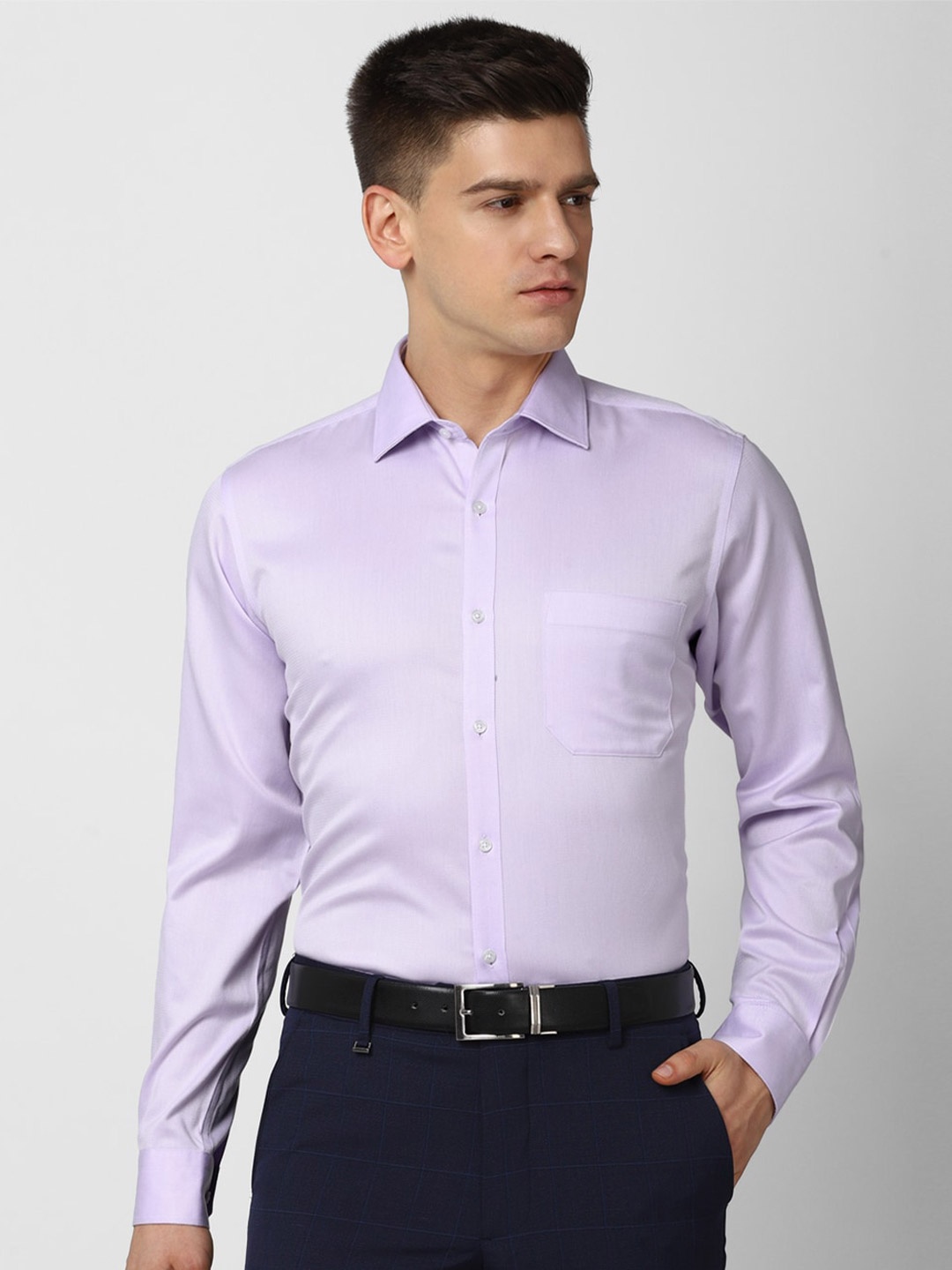 

Van Heusen Men Purple Formal Shirt