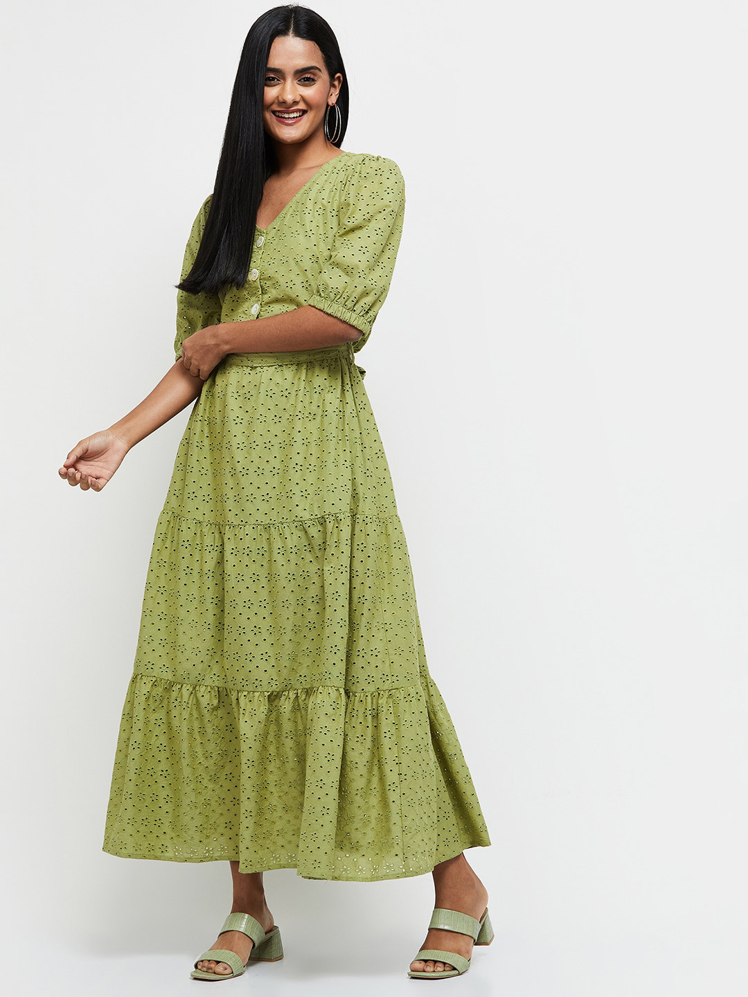 

max Green Maxi Dress
