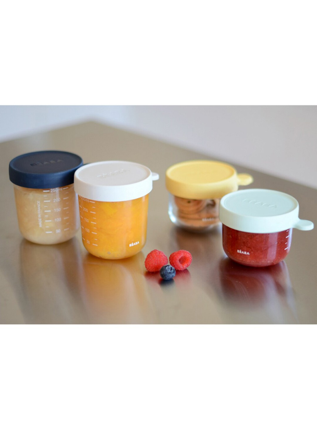 

BEABA Set of 4 Conservation Jars, Multi