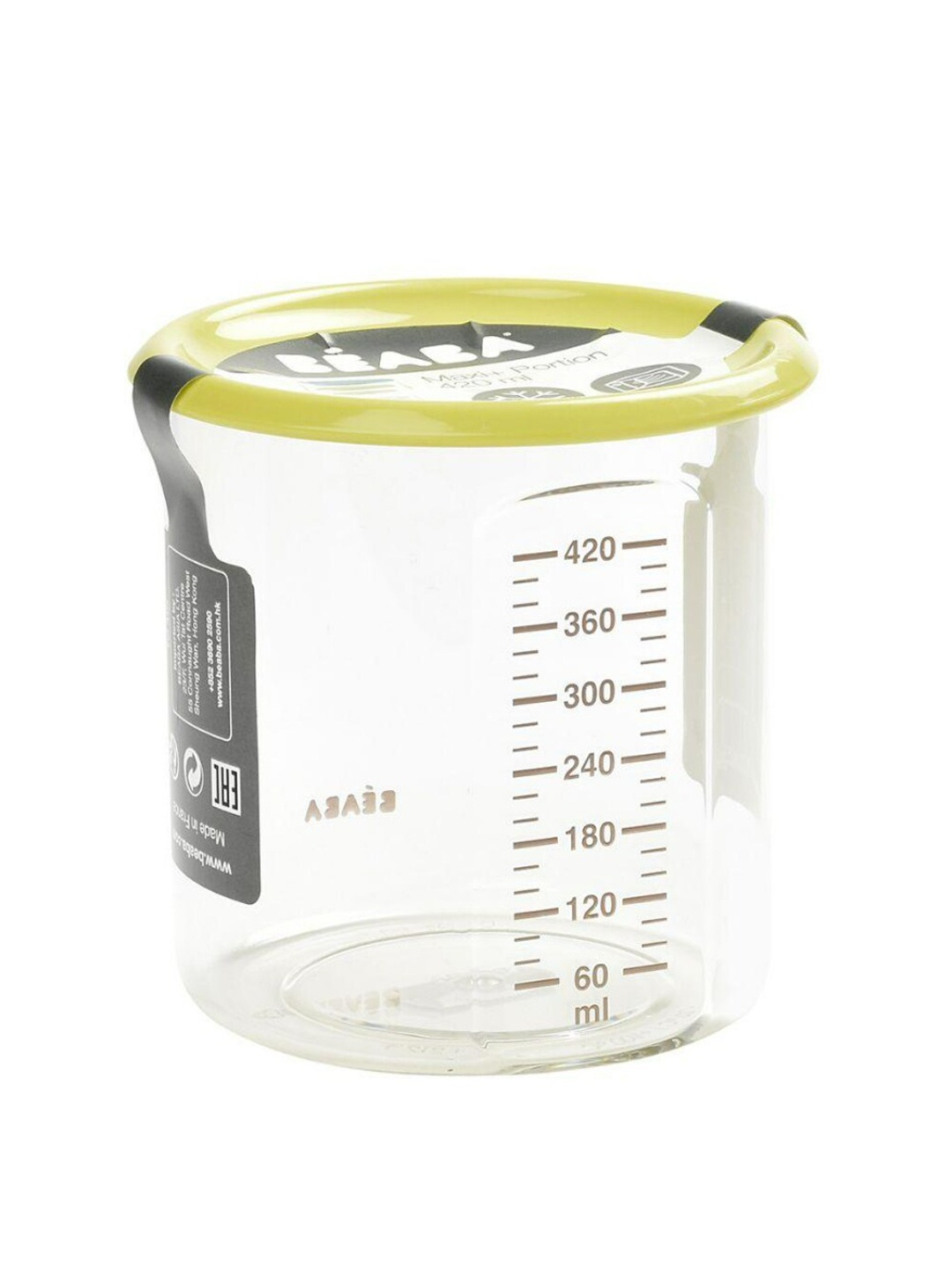 

BEABA Neon Green Tritan Portion Jar 420 ml