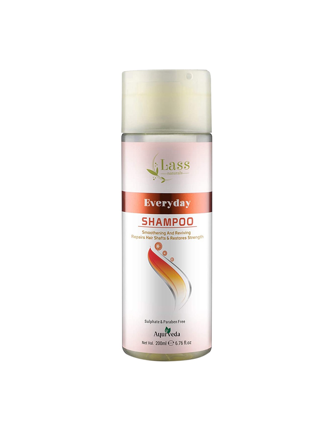 

Lass Naturals Smoothening & Reviving Everyday Shampoo - 200 ml, Pink