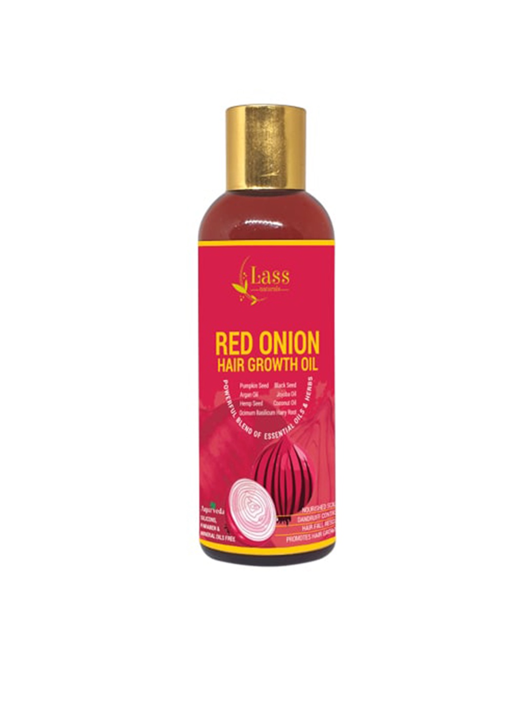 

Lass Naturals Red Onion Hair Growth Oil - 100 ml