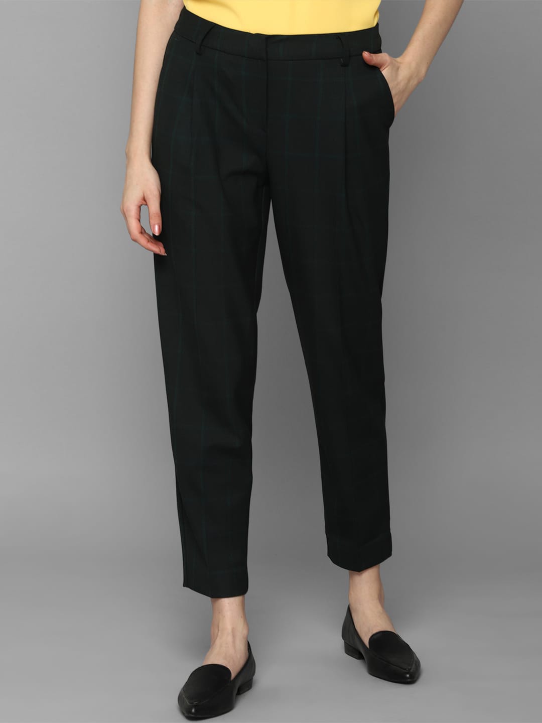 

Allen Solly Woman Women Black Trousers