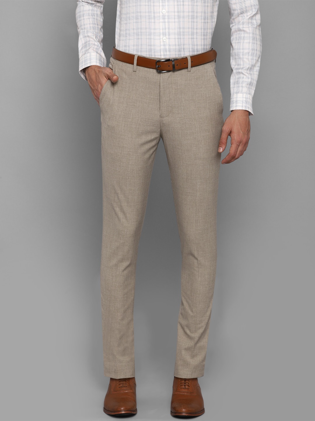 

Louis Philippe Men Khaki Trousers