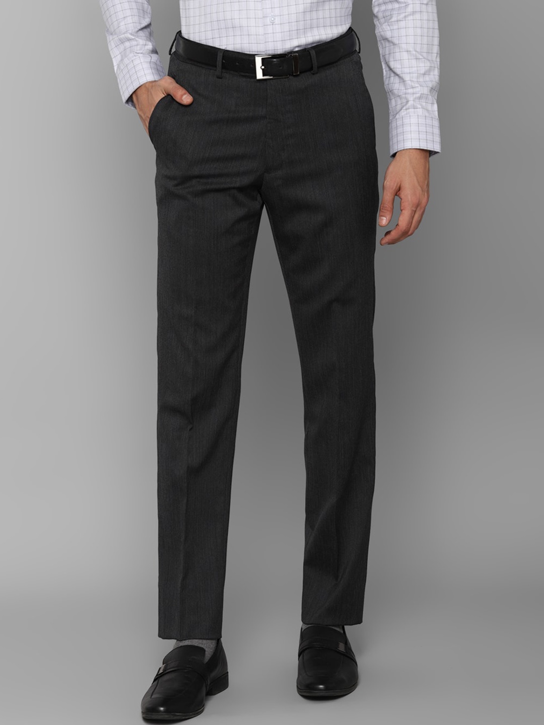 

Luxure by Louis Philippe Men Black Slim Fit Trousers