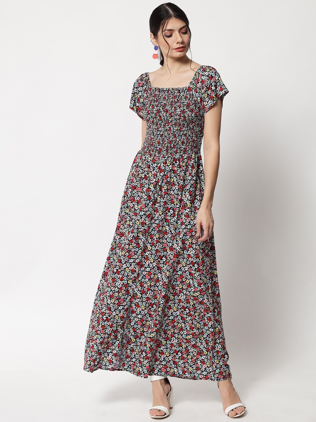 

The Vanca Multicoloured Floral Maxi Dress, Multi