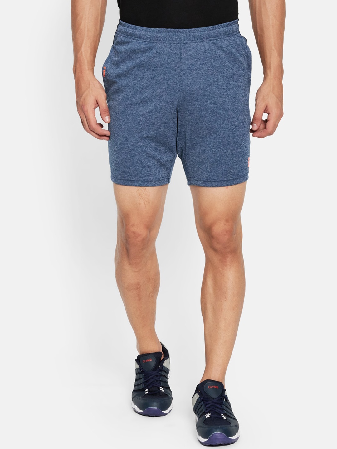 

rock it Men Navy Blue Training or Gym Sports Shorts