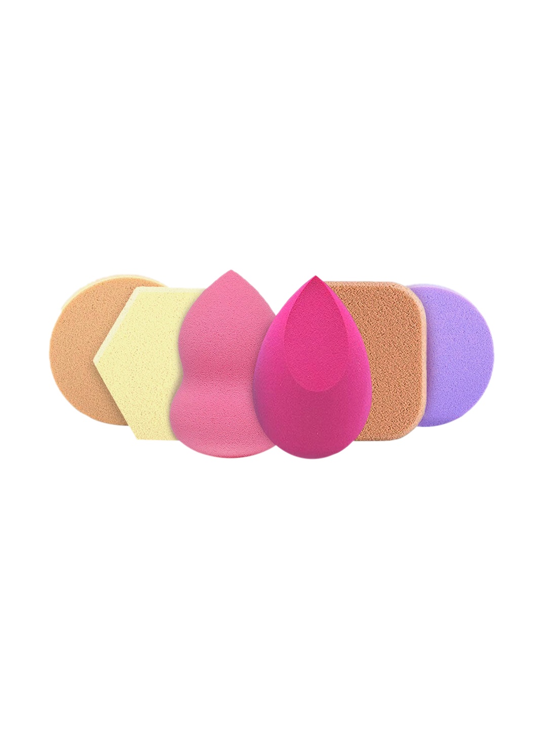 

MATRA 6 in 1 Makeup Puff, Sponge & Beauty Blender Set, Multi