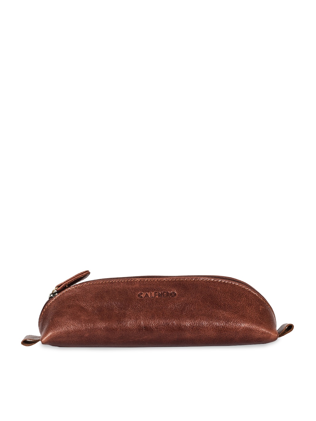 

CALFNERO Brown Solid Leather Pen Case