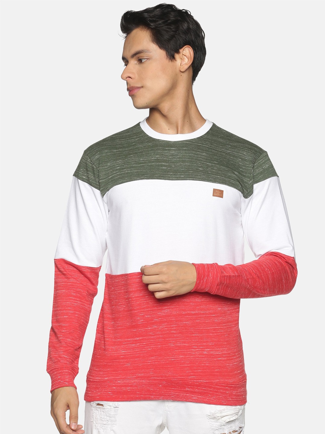 

UrGear Men Multicoloured Colourblocked Sweatshirt, Multi