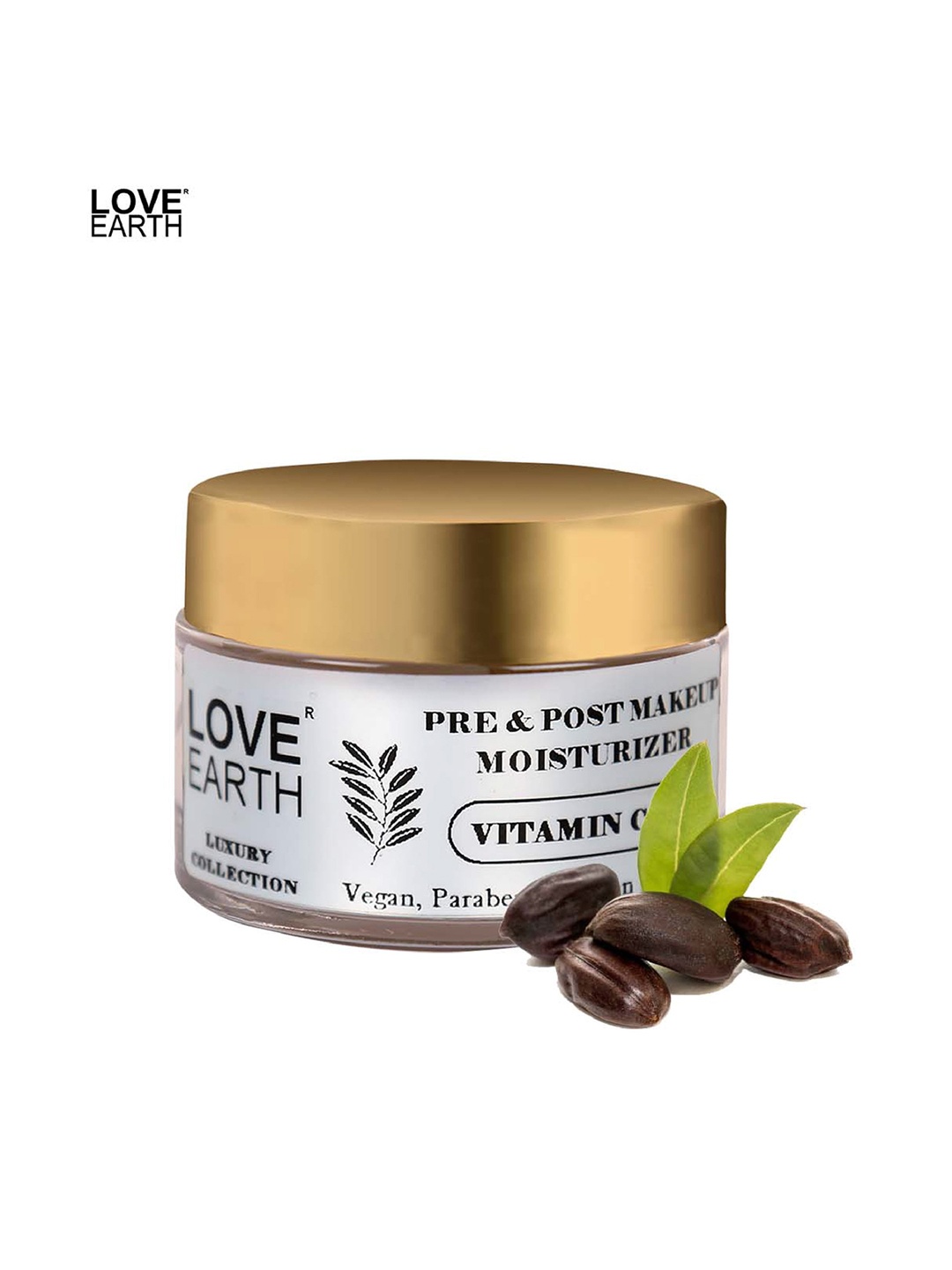 

LOVE EARTH Pre & Post Makeup Face Moisturizer with Jojoba Oil - 50 g, White