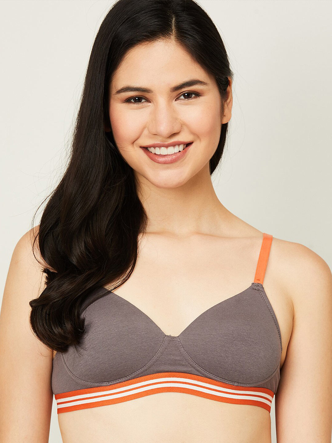 

Ginger by Lifestyle Charcoal T-shirt Bra