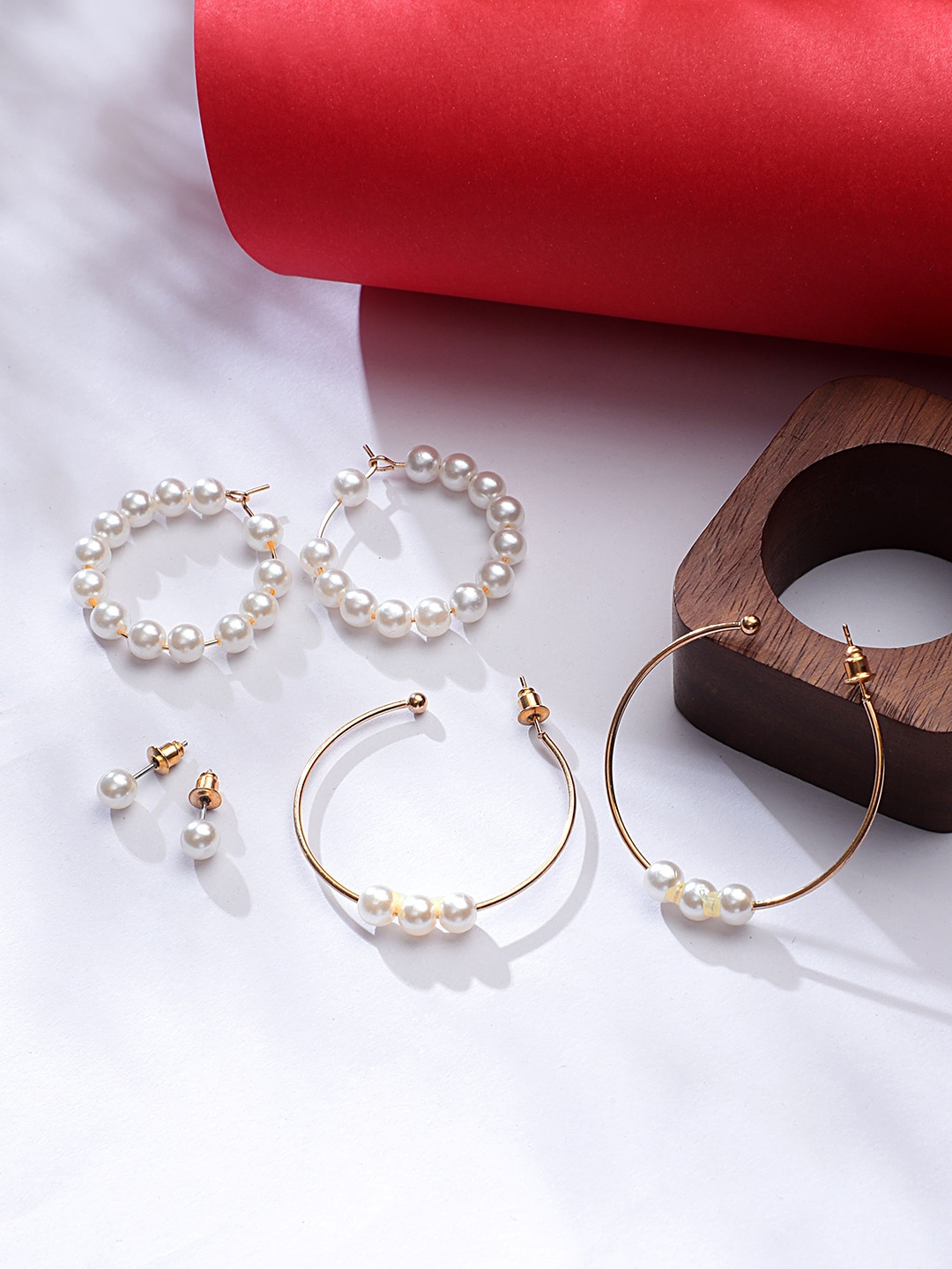 

KACY Gold-Toned Classic Hoop Earrings