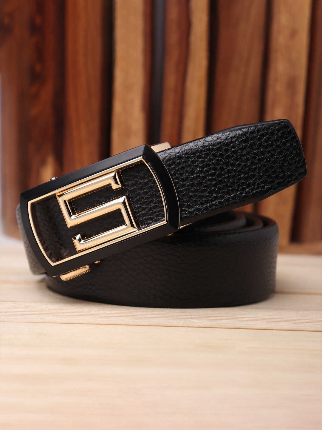

Kastner Men Black Textured Belt