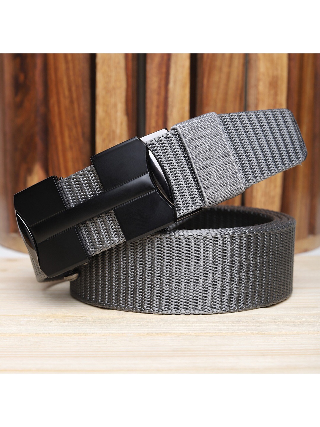 

Kastner Men Grey Textured Canvas Belt