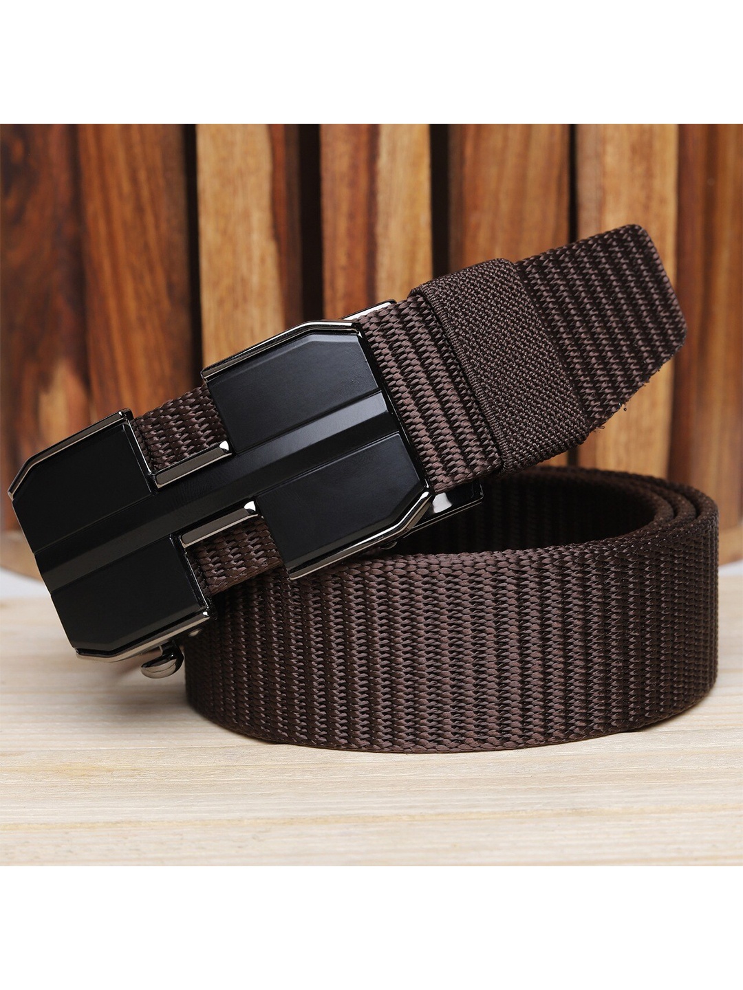 

Kastner Men Brown Striped Belt