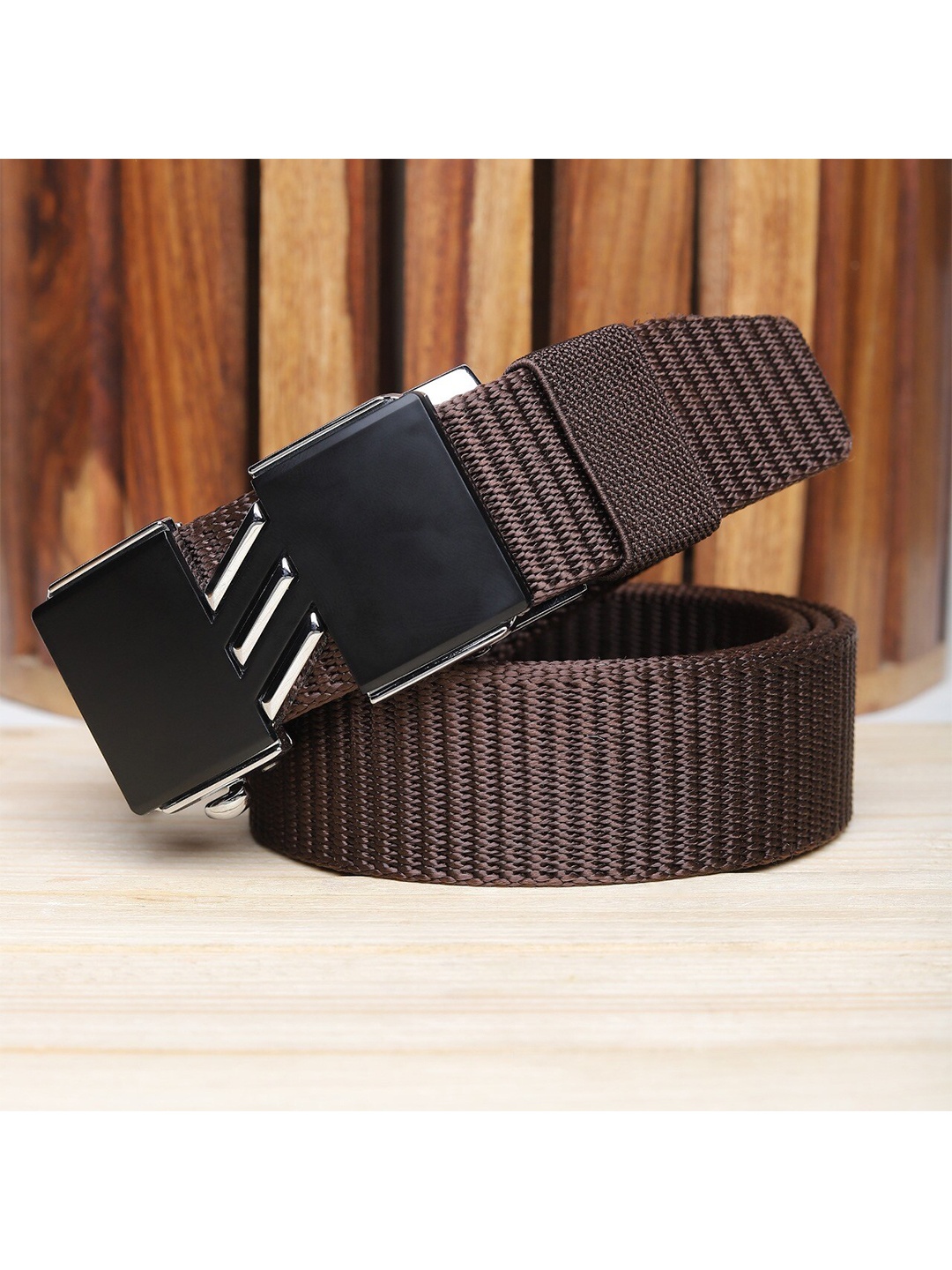 

Kastner Men Brown Woven Design Belt