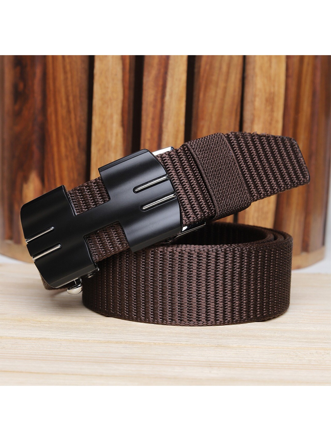 

Kastner Men Brown Textured Belt