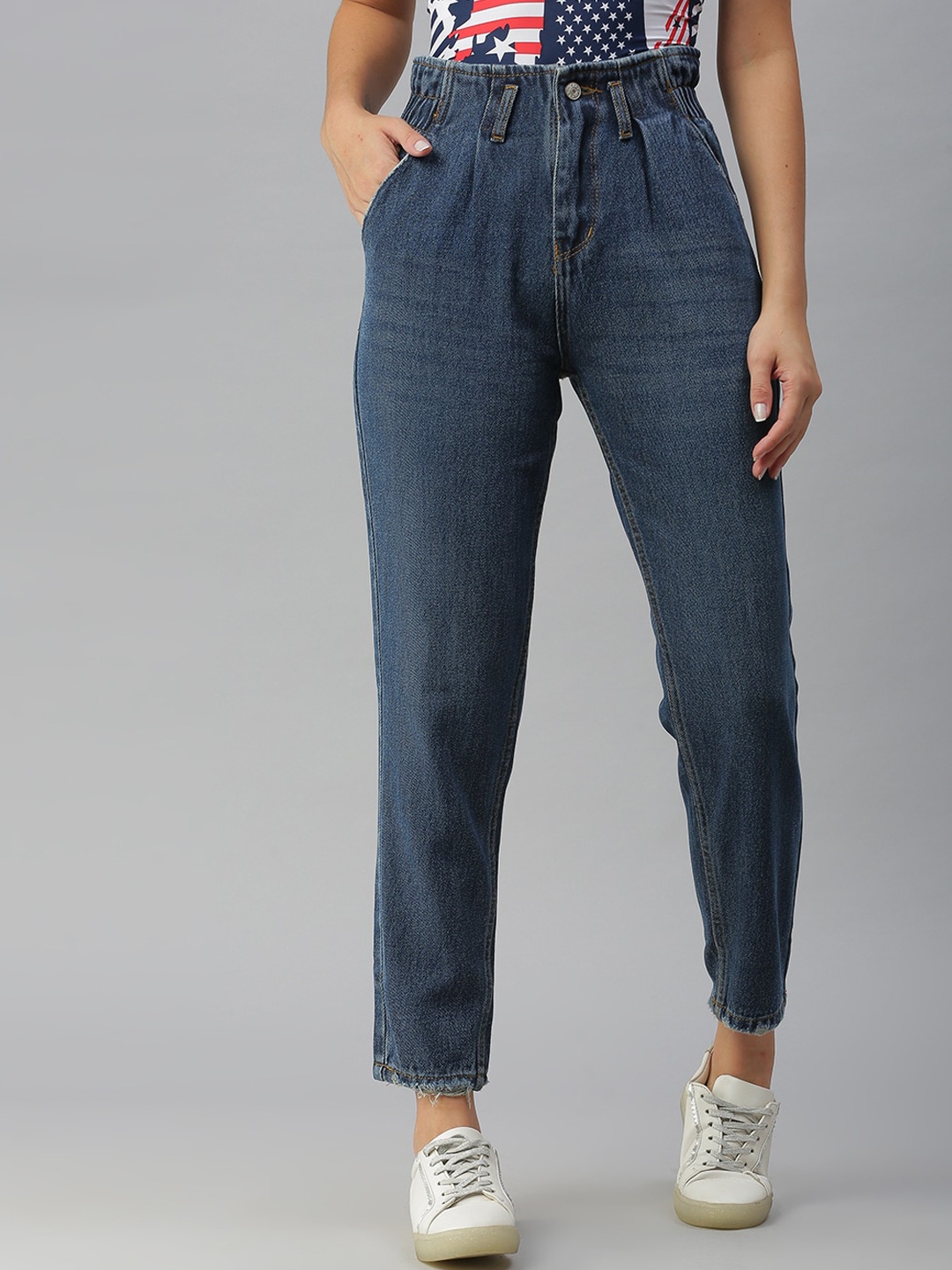 

SHOWOFF Women Blue High-Rise Jeans