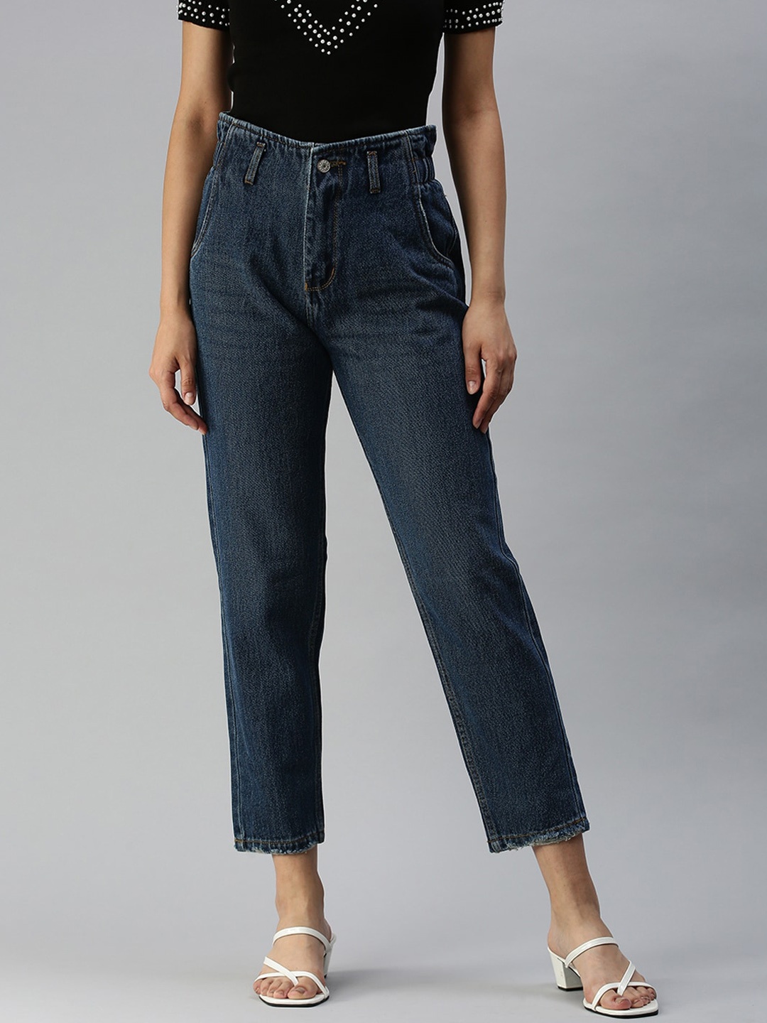 

SHOWOFF Women Blue High-Rise Stretchable Jeans