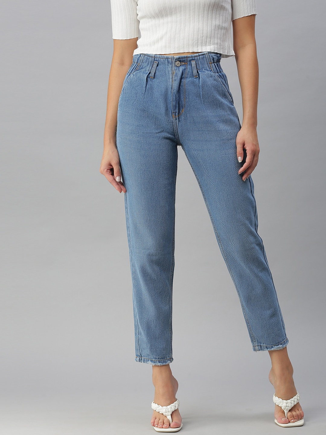 

SHOWOFF Women Blue High-Rise Jeans