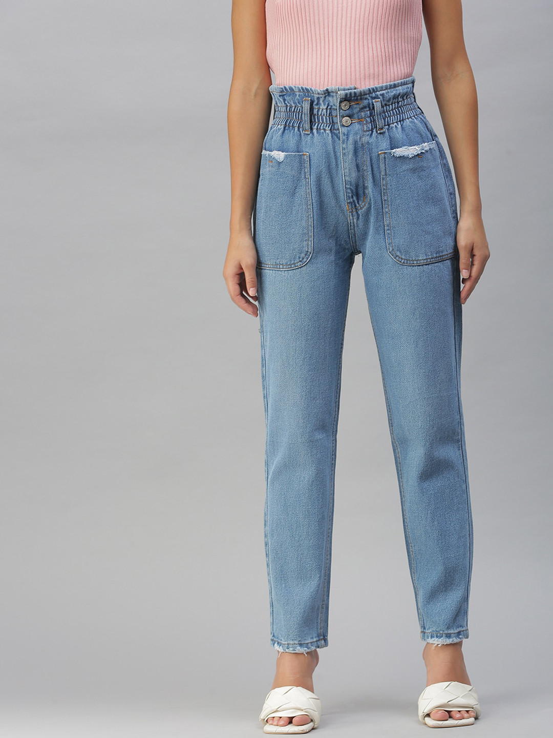 

SHOWOFF Women Blue High-Rise Jeans