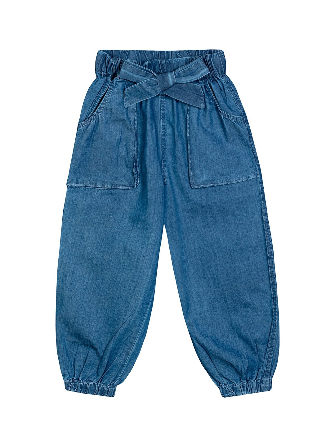 

Budding Bees Girls Blue Relaxed Trousers