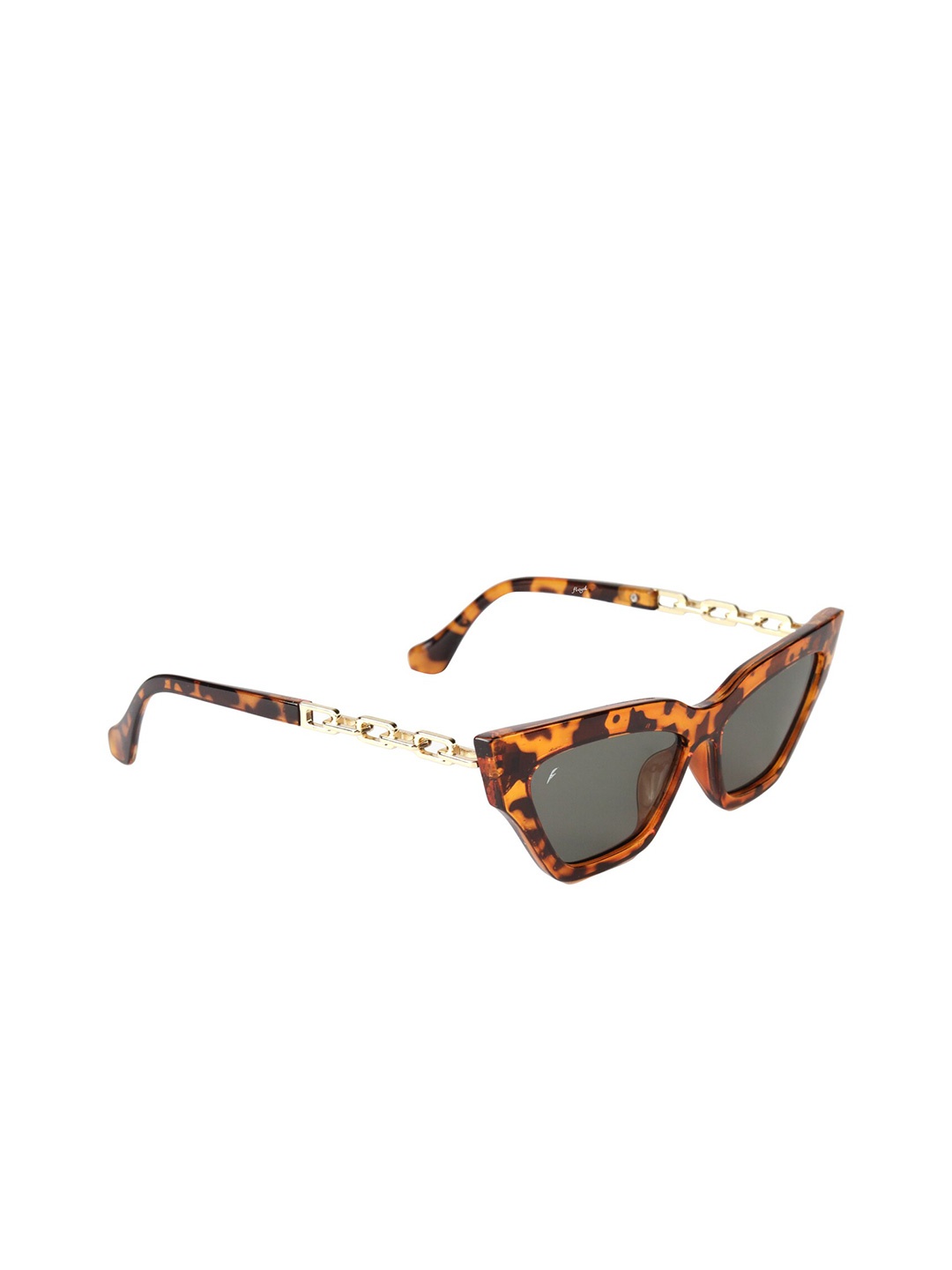 

Floyd Unisex Grey Lens & Orange Animal Print Cateye Sunglasses with UV Protected Lens