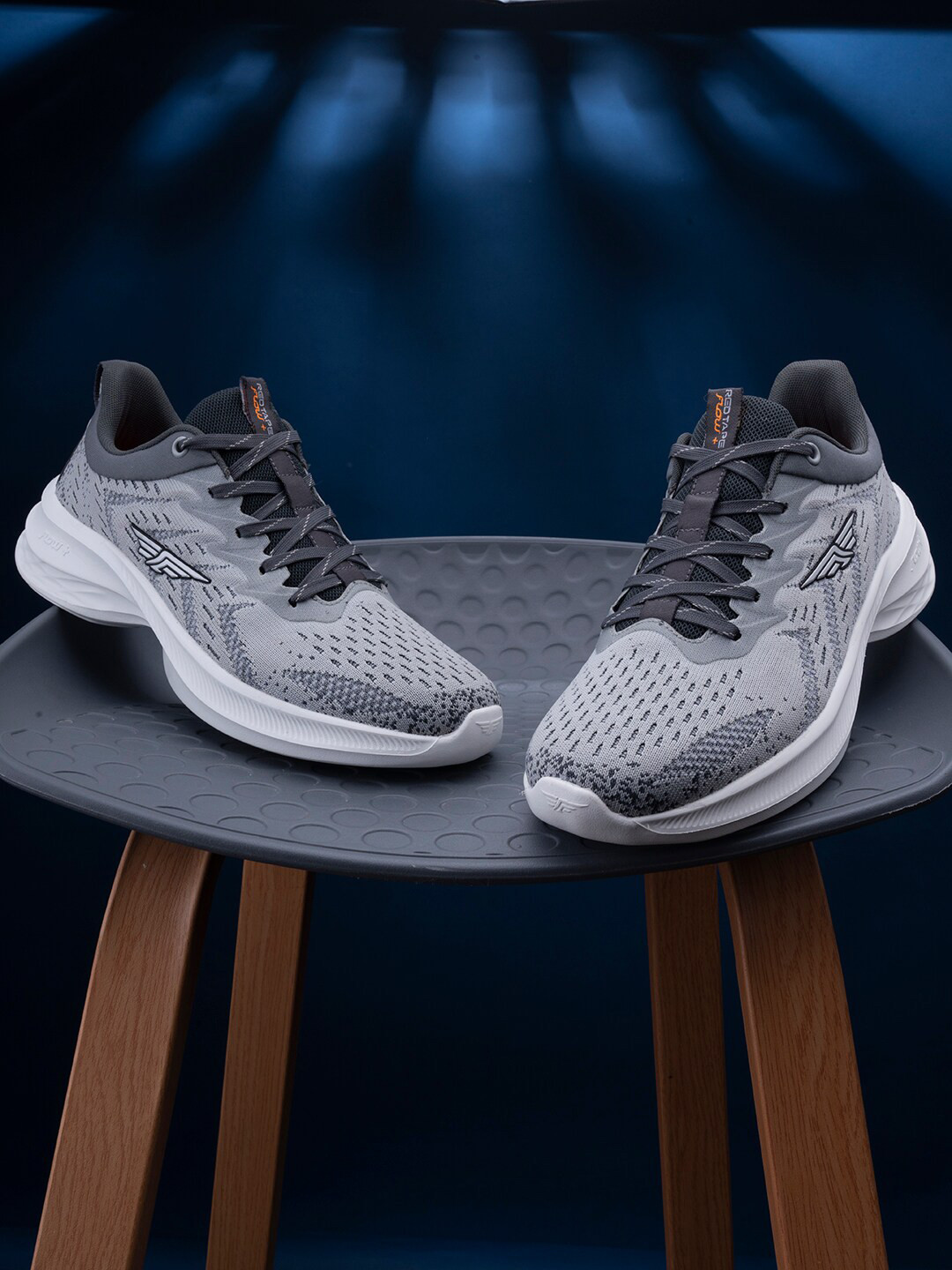 

Red Tape Men Grey & White Textile Walking Shoes