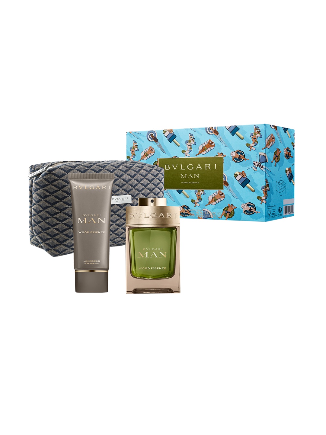 

Bvlgari Men Wood Essence Set 200ml, Transparent