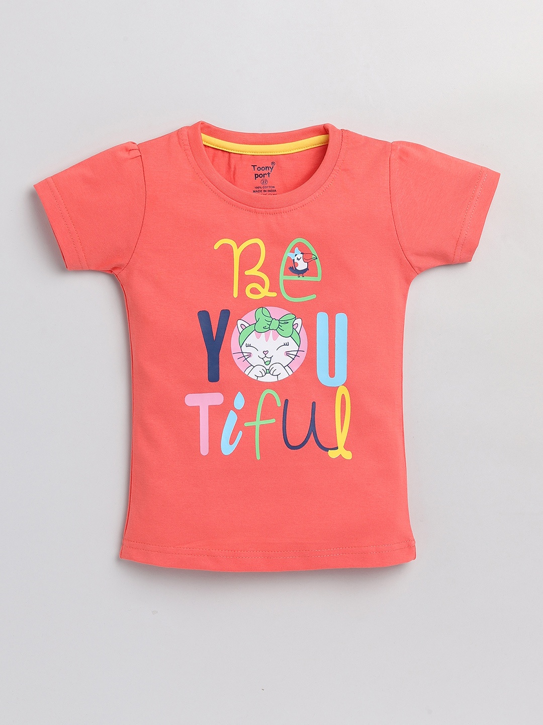 

Toonyport Orange Print Top