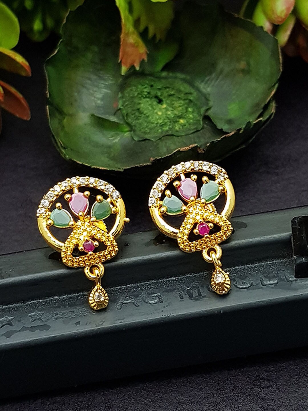 

GRIIHAM Multicoloured Contemporary Studs Earrings, Multi